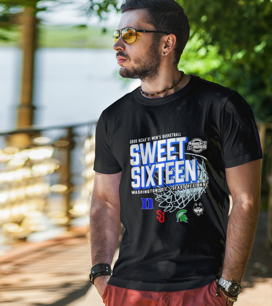 2026 NCAA Men's Basketball Sweet Sixteen Washington DC East Regional March Madness T-Shirt