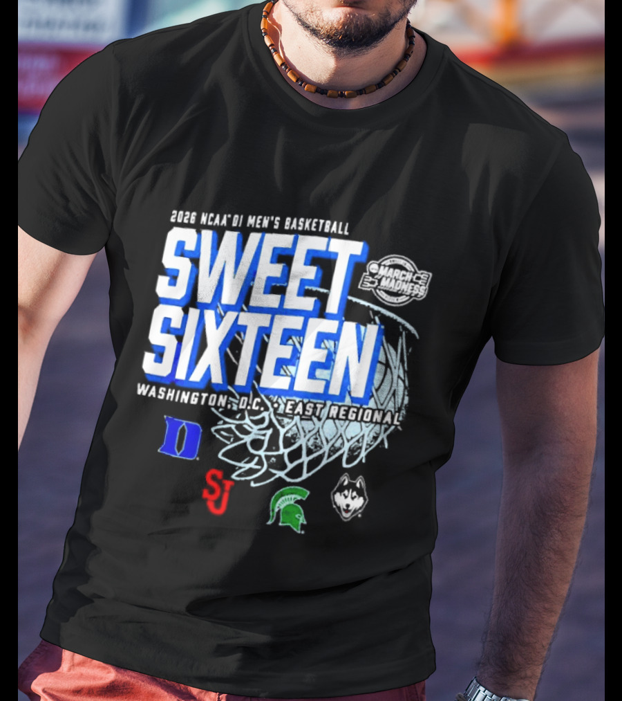 2026 NCAA Men's Basketball Sweet Sixteen Washington DC East Regional March Madness T-Shirt