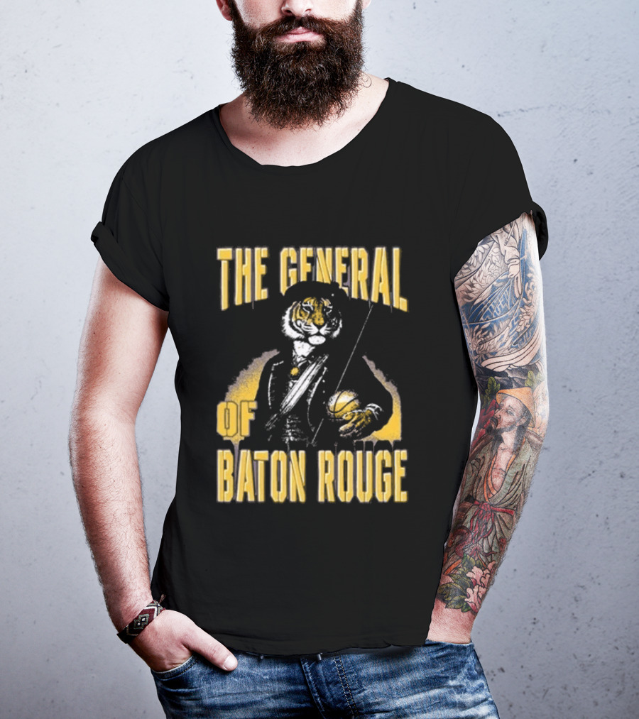 The General Of Baton Rouge Pocket Tiger Conductor Baton Rouge T-Shirt