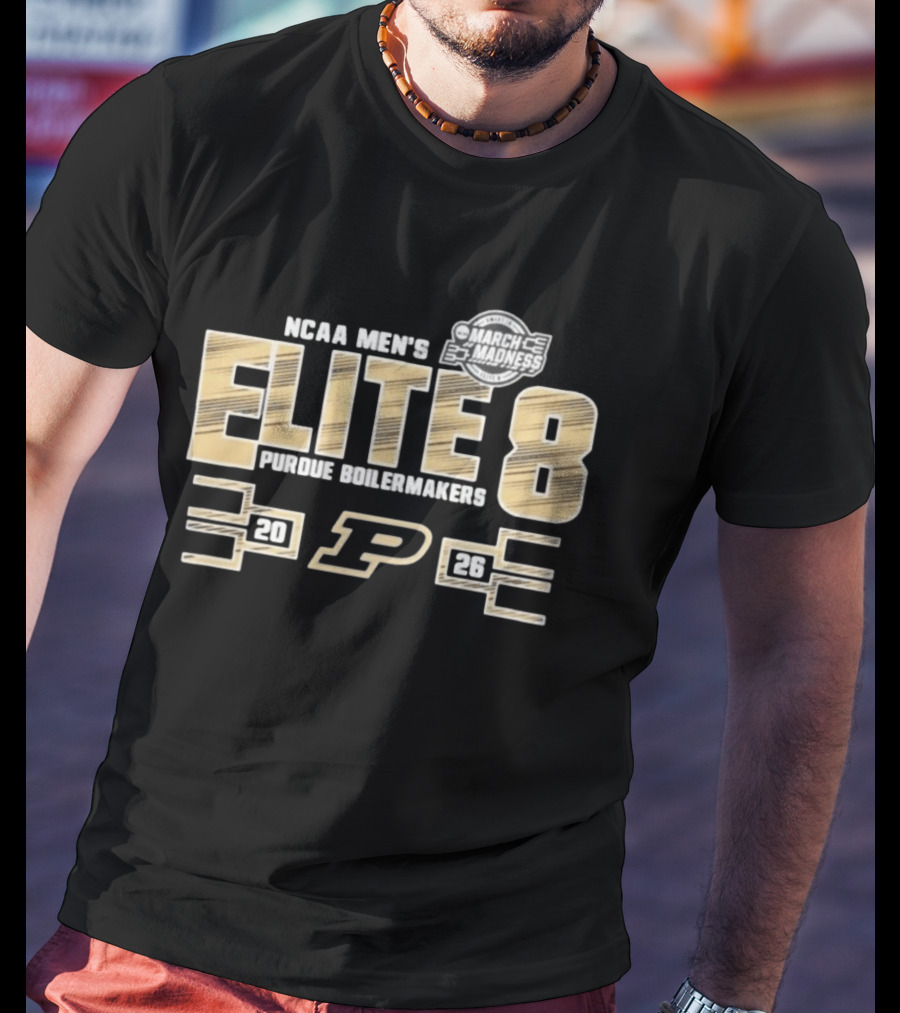 NCAA Men's March Madness Elite 8 Purdue Boilermakers 2026 T-Shirt
