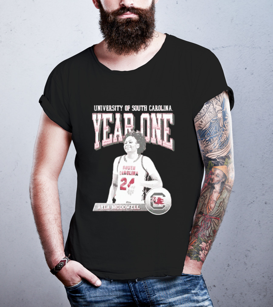 University Of South Carolina Year One Ayla McDowell South Carolina Gamecocks T-Shirt