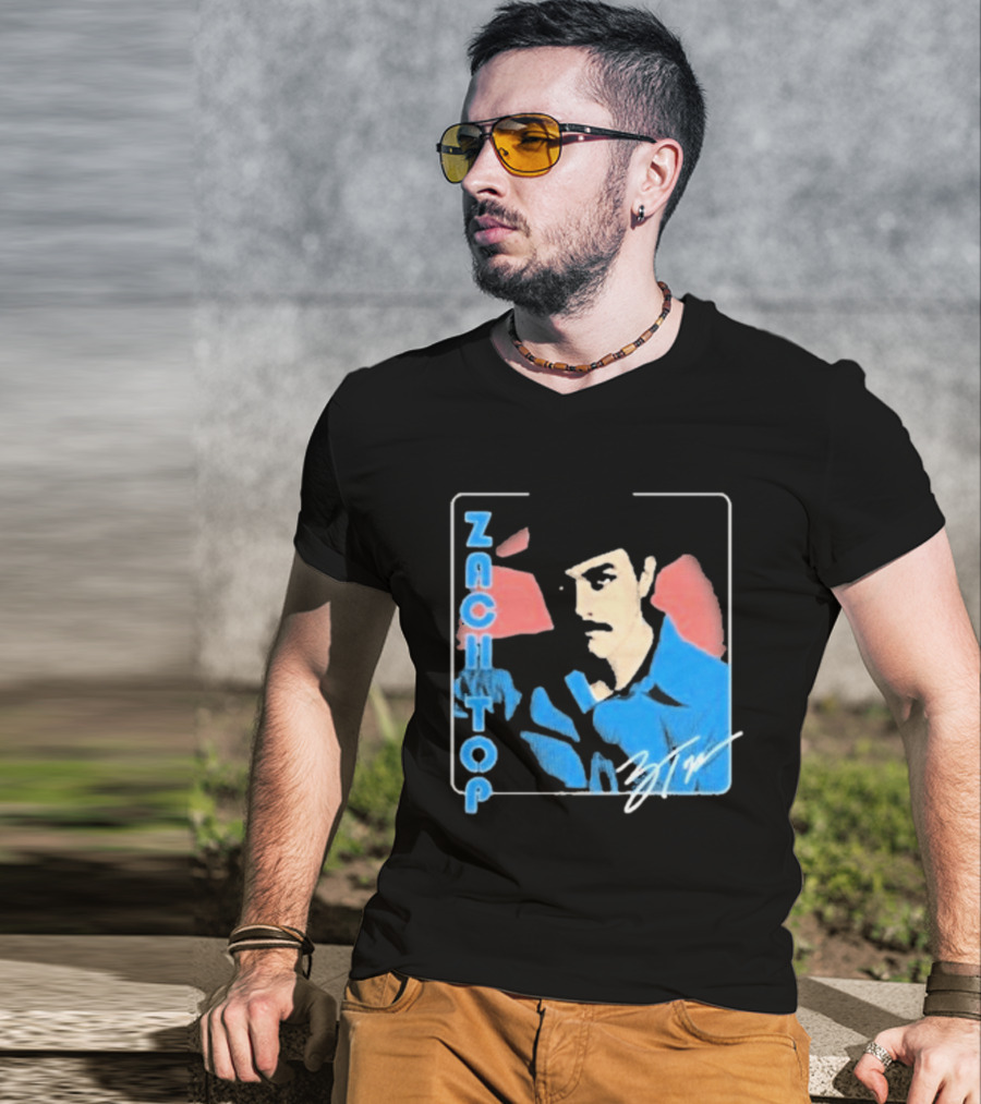 Zach Top ZTW Signature Blue And Red T-Shirt