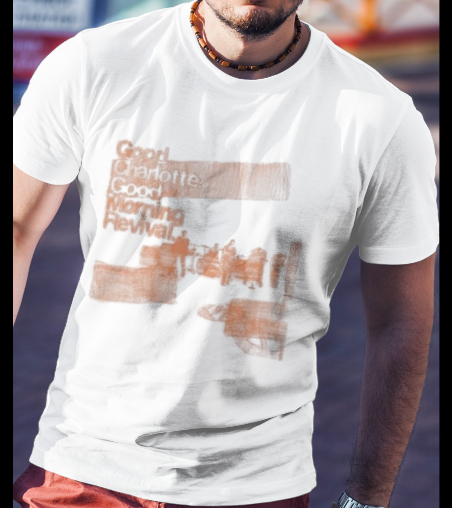 Good Morning Revival Reimagined Whimsical Doodle T-Shirt