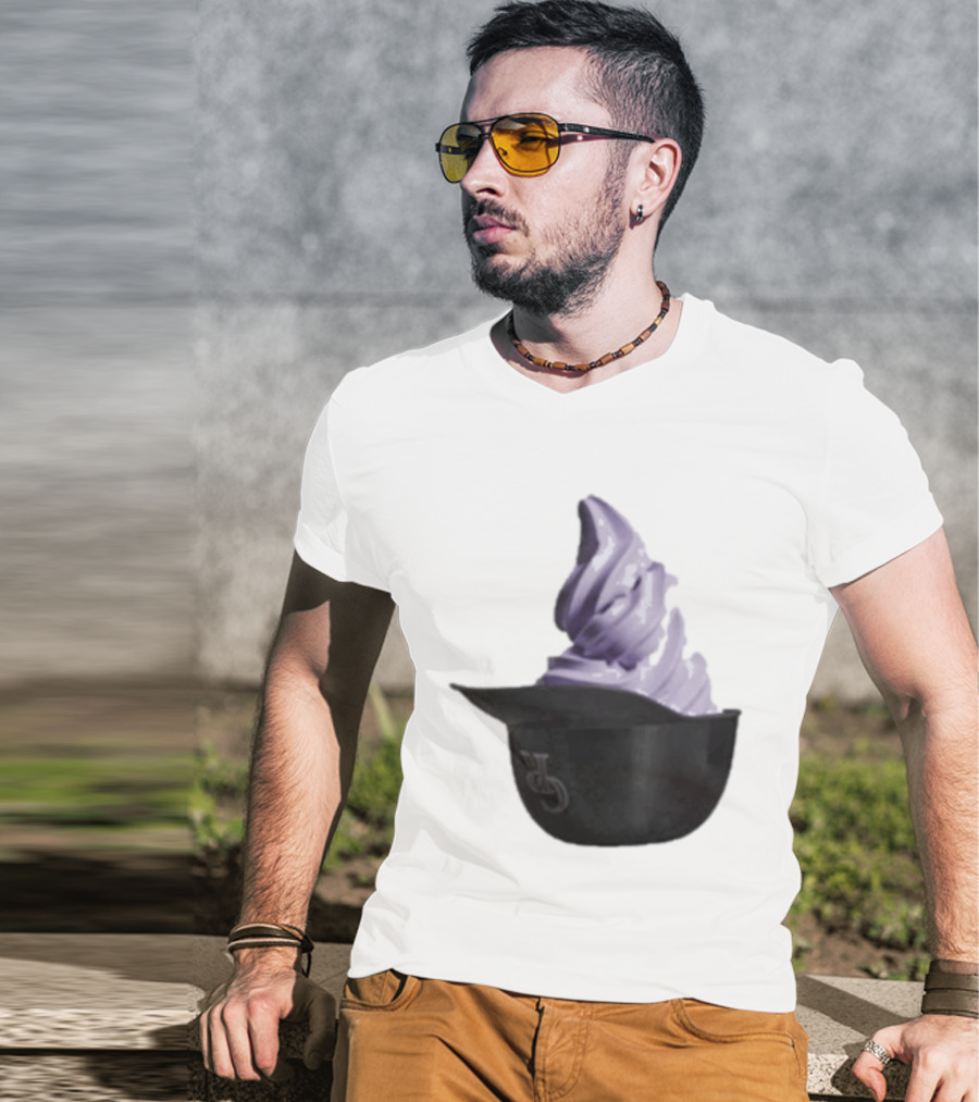Colorado Rockies Boozy Ice Cream Purple Soft Serve Treat T-Shirt