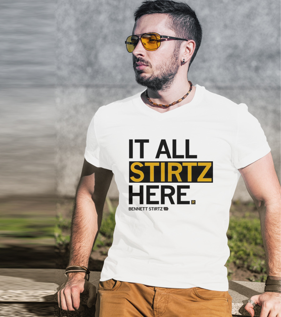 It All Stirtz Here Bennett Stirtz Iowa Hawkeyes Men's Basketball T-Shirt