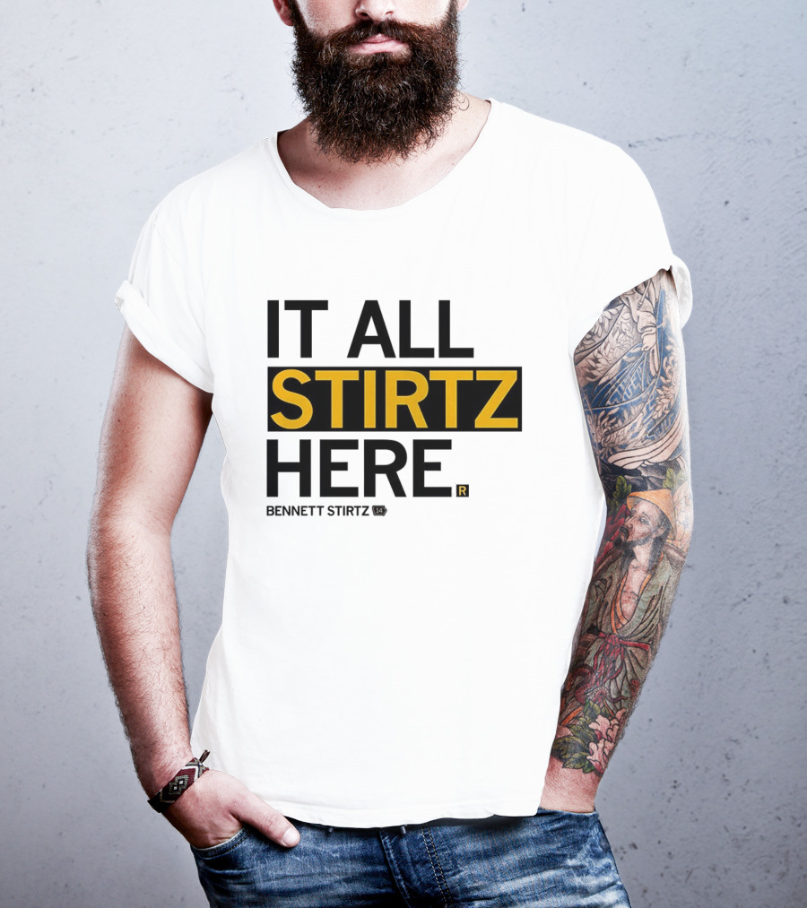It All Stirtz Here Bennett Stirtz Iowa Hawkeyes Men's Basketball T-Shirt