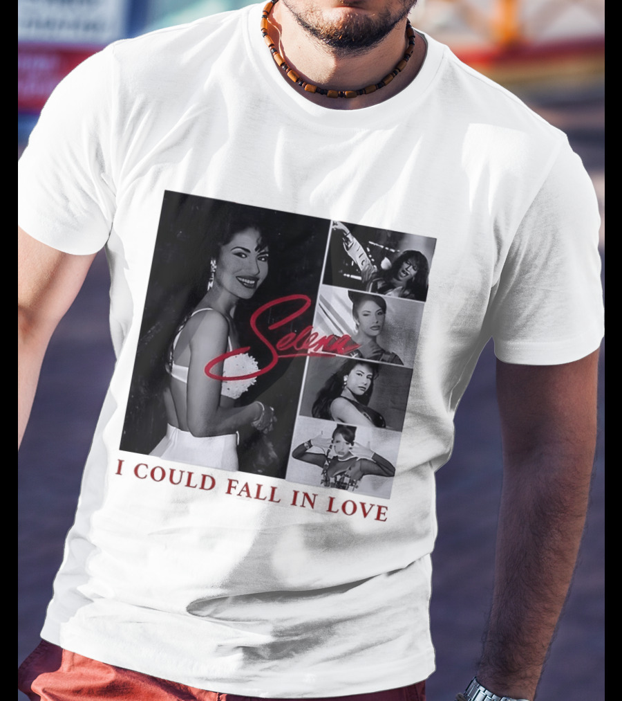 Selena Quintanilla I Could Fall In Love Photomontage T-Shirt