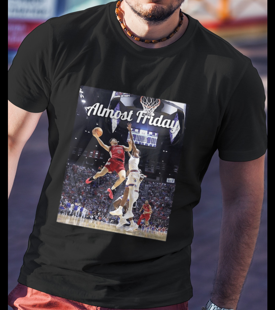 Almost Friday St. John's Basketball 2026 March Madness Action T-Shirt