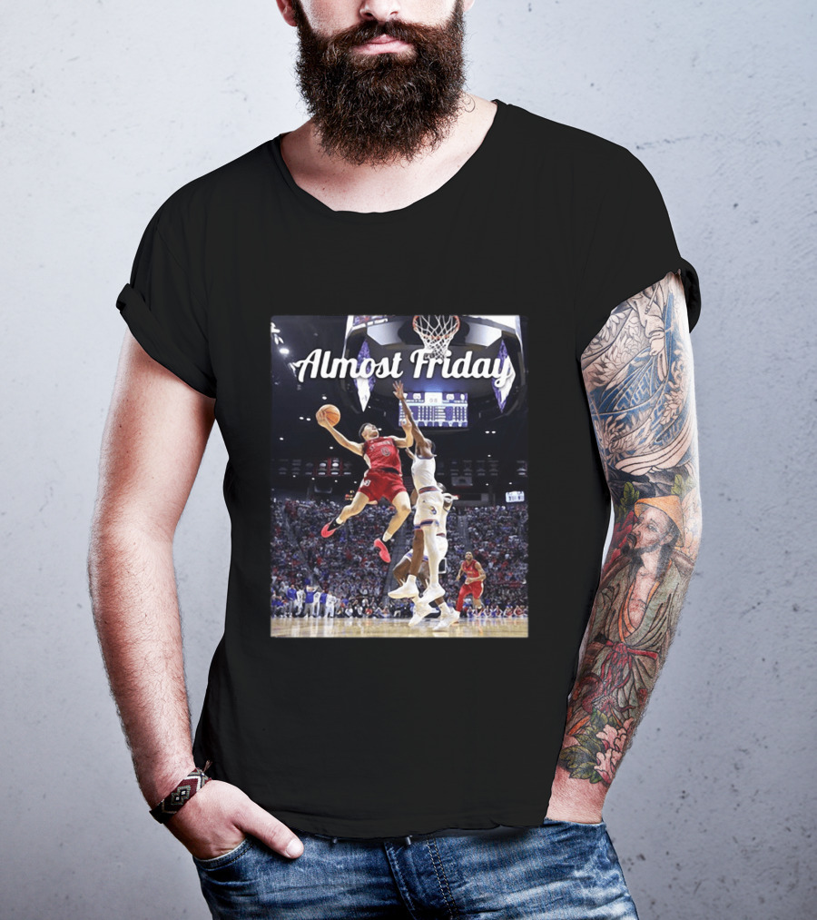 Almost Friday St. John's Basketball 2026 March Madness Action T-Shirt