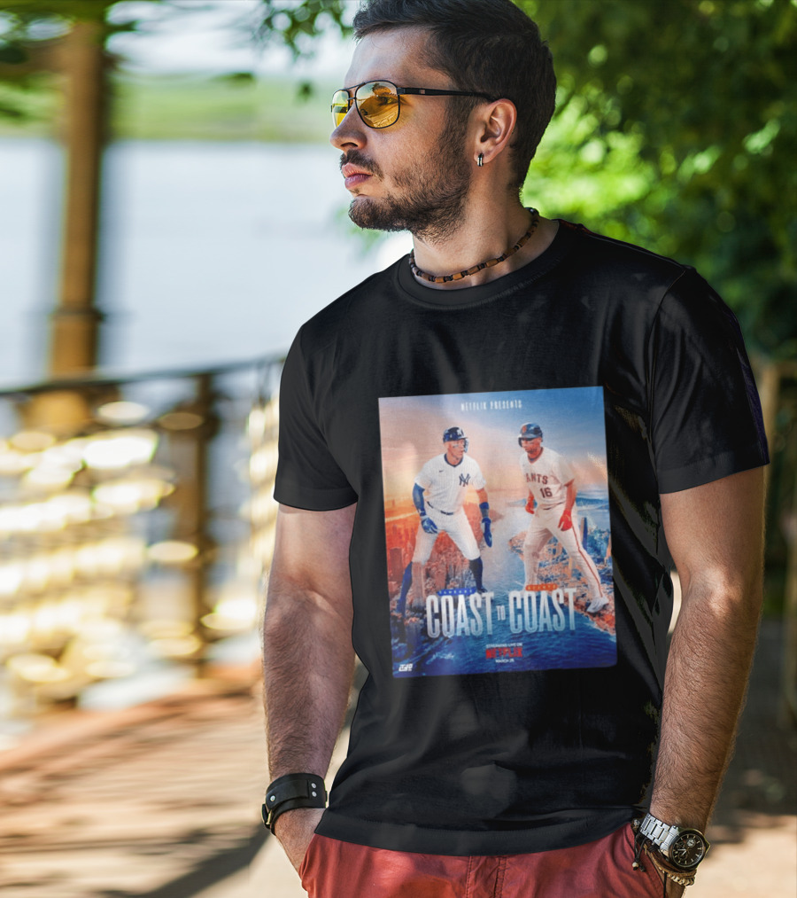 NETFLIX Presents Yankees Giants Coast To Coast Streaming Live March 25 T-Shirt