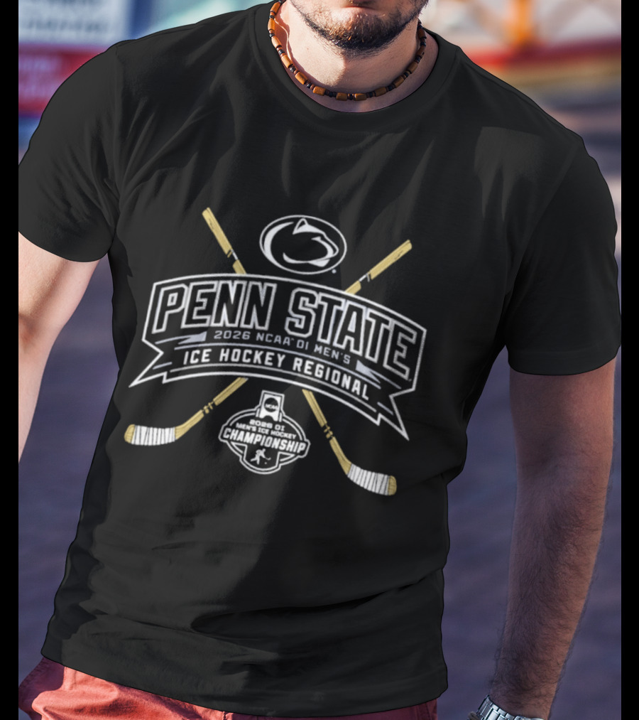 Penn State Nittany Lions 2026 NCAA DI Men's Ice Hockey Regional Championship T-Shirt