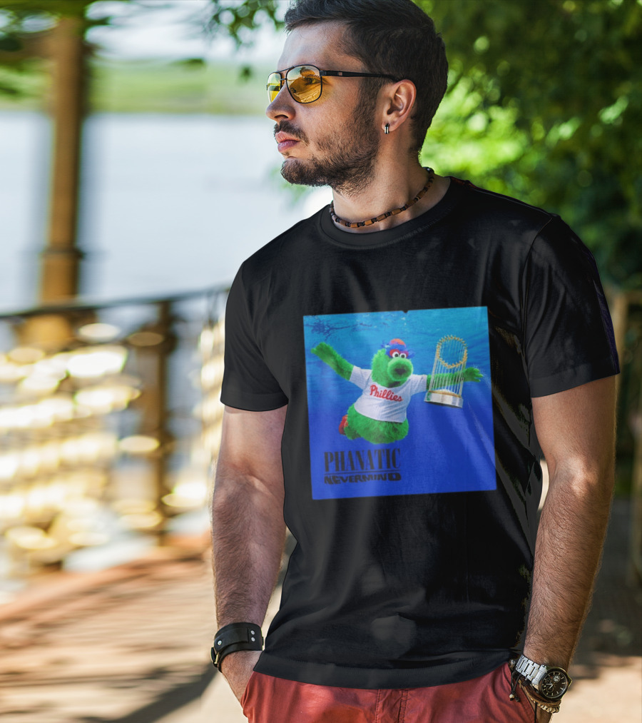 Phanatic Nevermind Phillies World Series Trophy T-Shirt