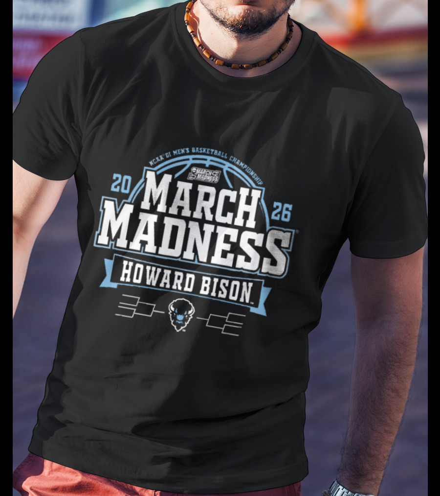 2026 March Madness Howard Bison Basketball Championship T-Shirt