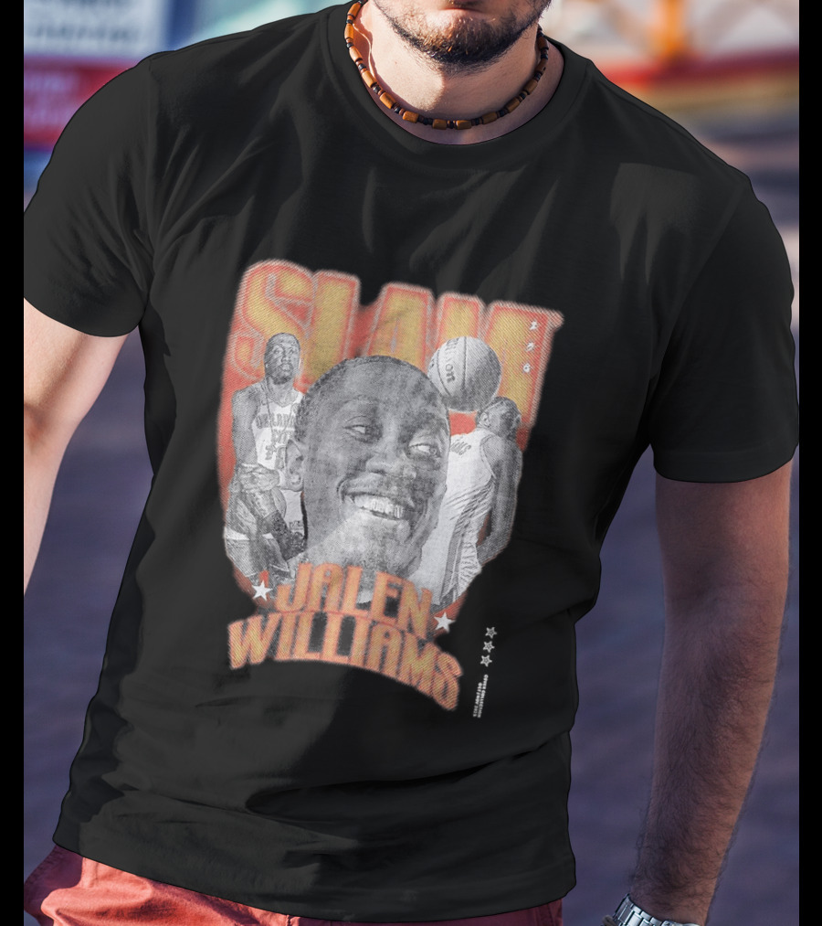 Slam Jalen Williams Oklahoma City Thunder Basketball Remix T-Shirt