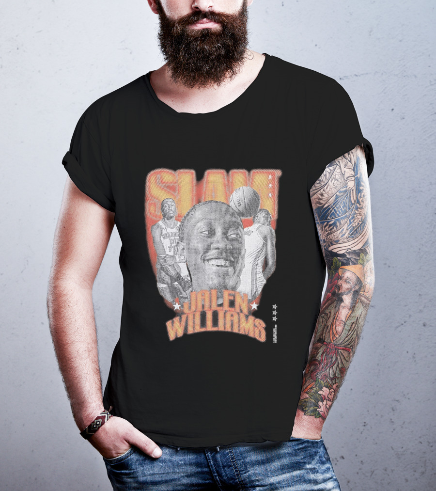 Slam Jalen Williams Oklahoma City Thunder Basketball Remix T-Shirt