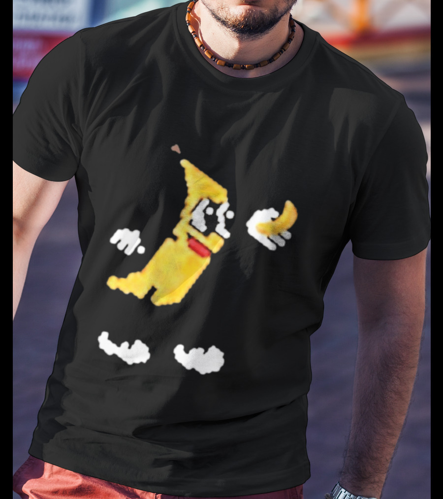 Spacex Banana Pixelated Cartoon T-Shirt