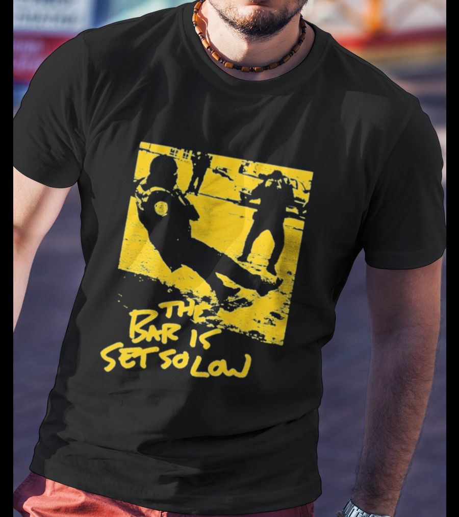 The Bar Is Set So Low Tug Of War Yellow T-Shirt