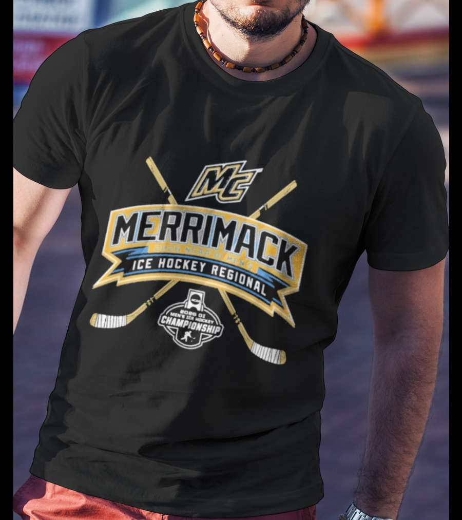 Merrimack 2026 NCAA DI Men's Ice Hockey Regional Championship T-Shirt
