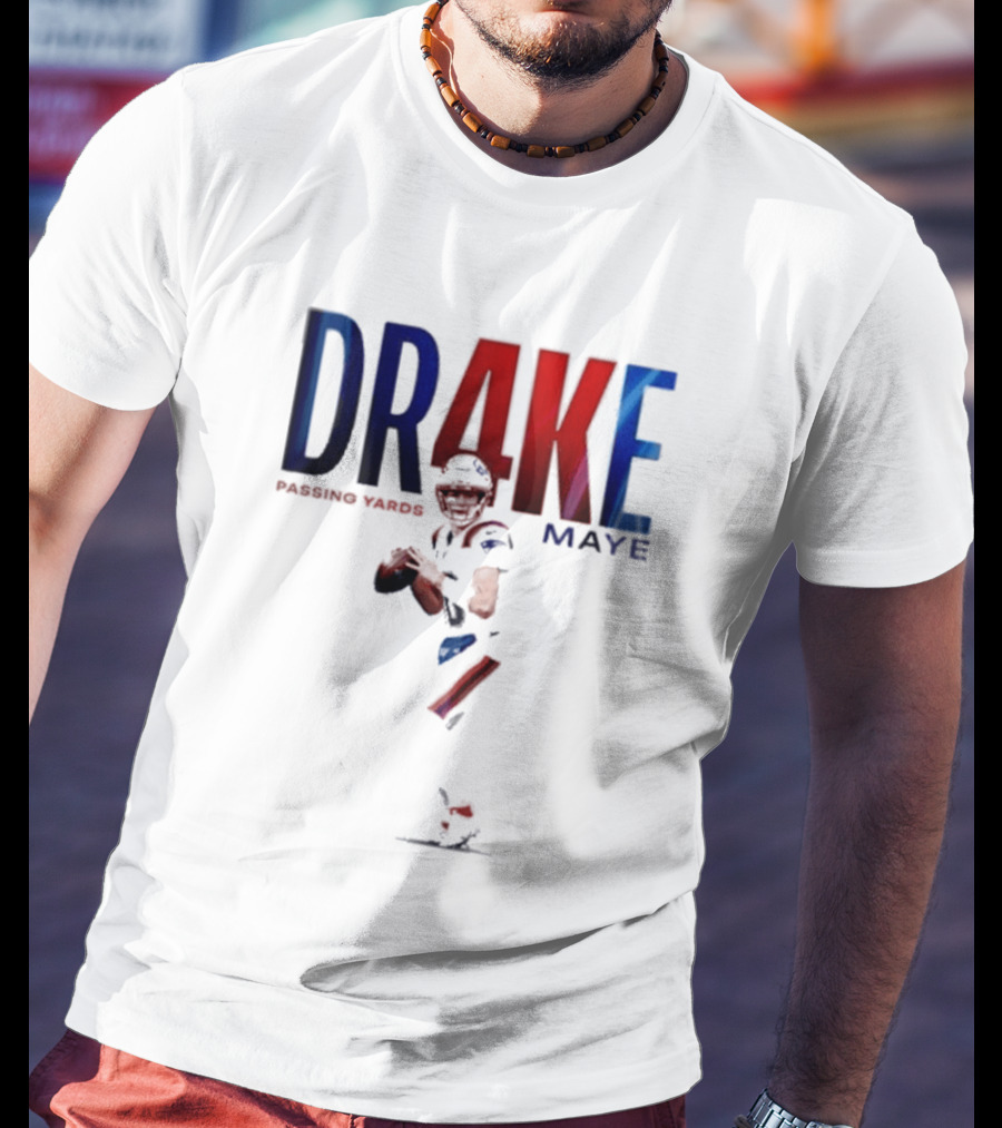 DRAKE MAYE 4K Passing Yards Football Quarterback T-Shirt