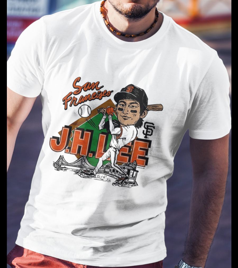 San Francisco Giants J.H. Lee Caricature T-Shirt