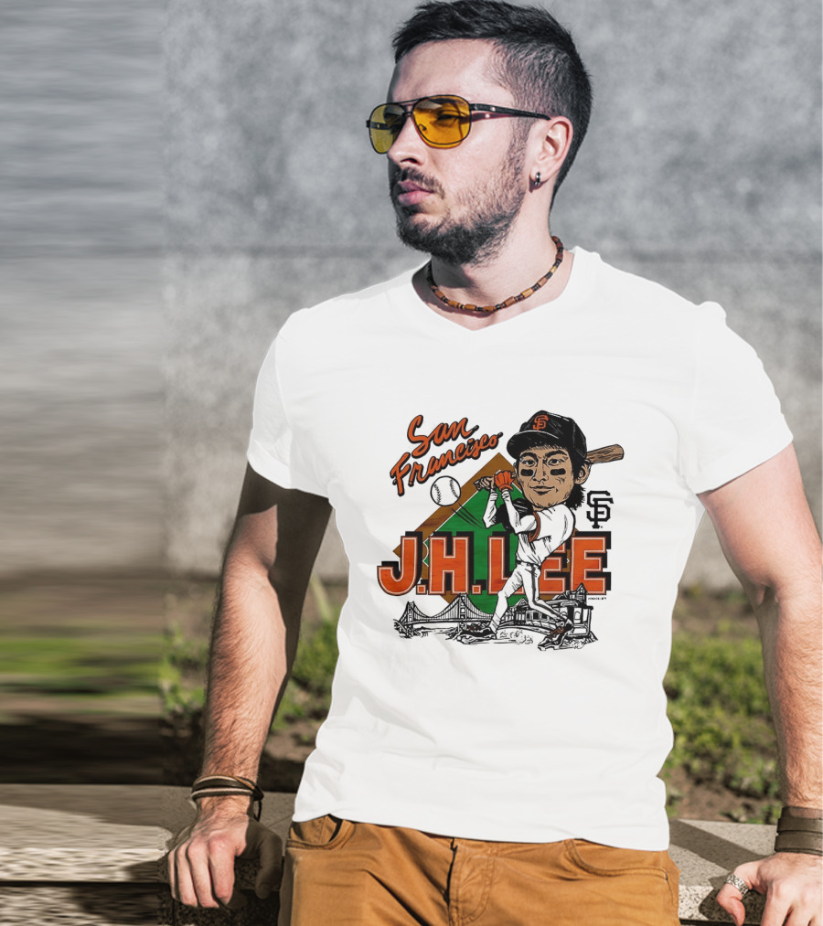 San Francisco Giants J.H. Lee Caricature T-Shirt