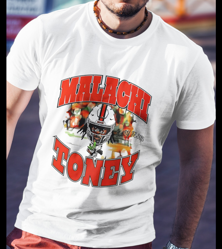 Malachi Toney Baby Jesus Miami Hurricanes T-Shirt