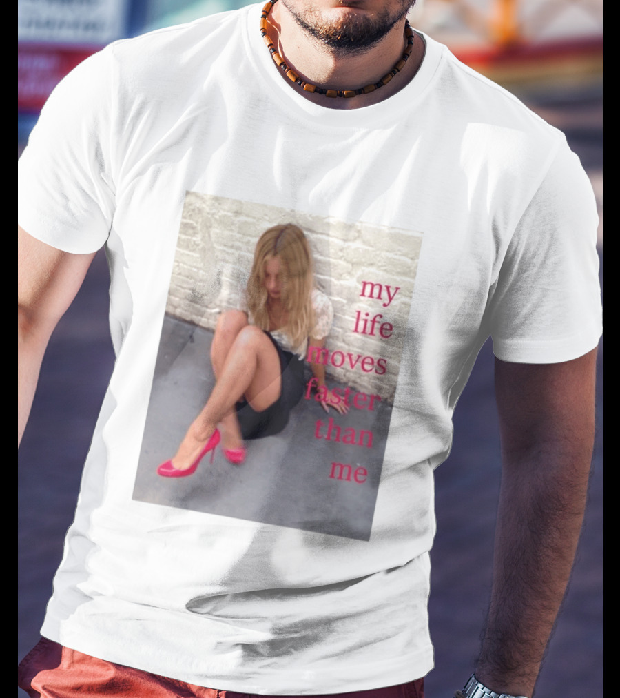 My Life Moves Faster Than Me Fashion Red Heels T-Shirt