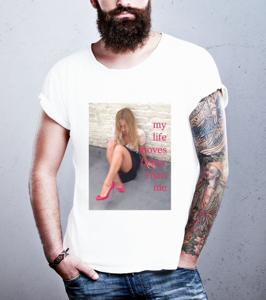 My Life Moves Faster Than Me Fashion Red Heels T-Shirt