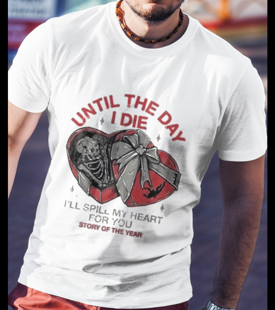 Story Of The Year Until The Day I Die Heart Box I'll Spill My Heart For You T-Shirt