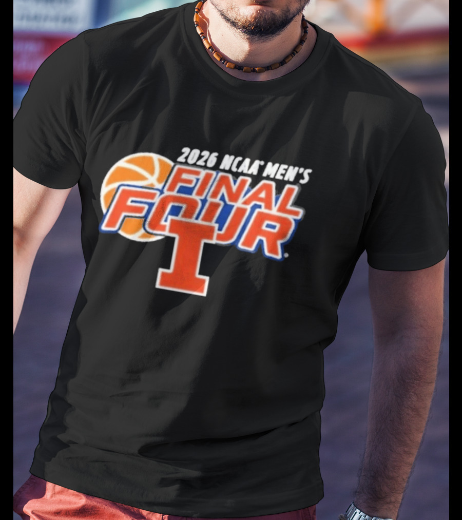 2026 NCAA Men's Final Four Illinois Fighting Illini T-Shirt