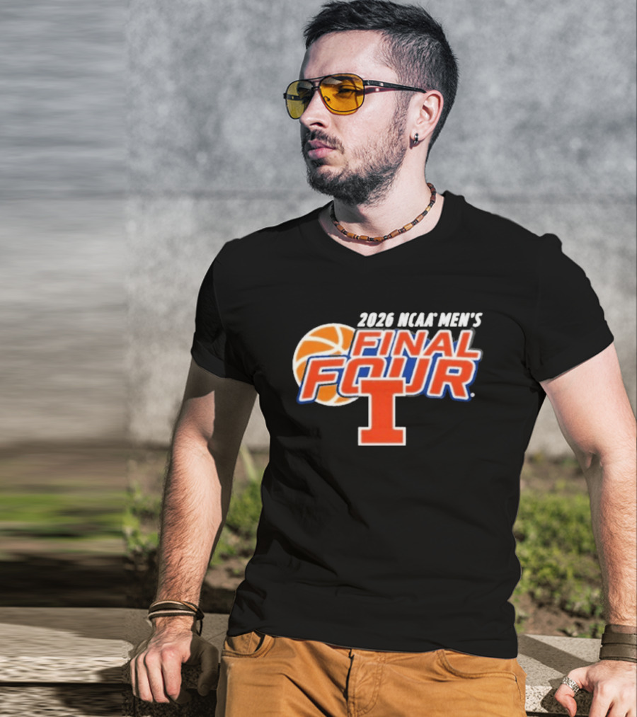 2026 NCAA Men's Final Four Illinois Fighting Illini T-Shirt