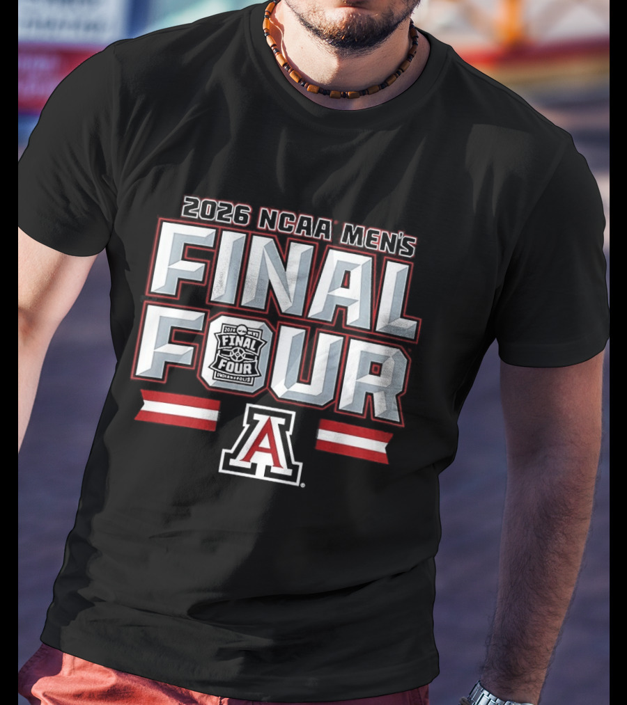 Arizona Wildcats Men's Basketball NCAA Final Four 2026 T-Shirt