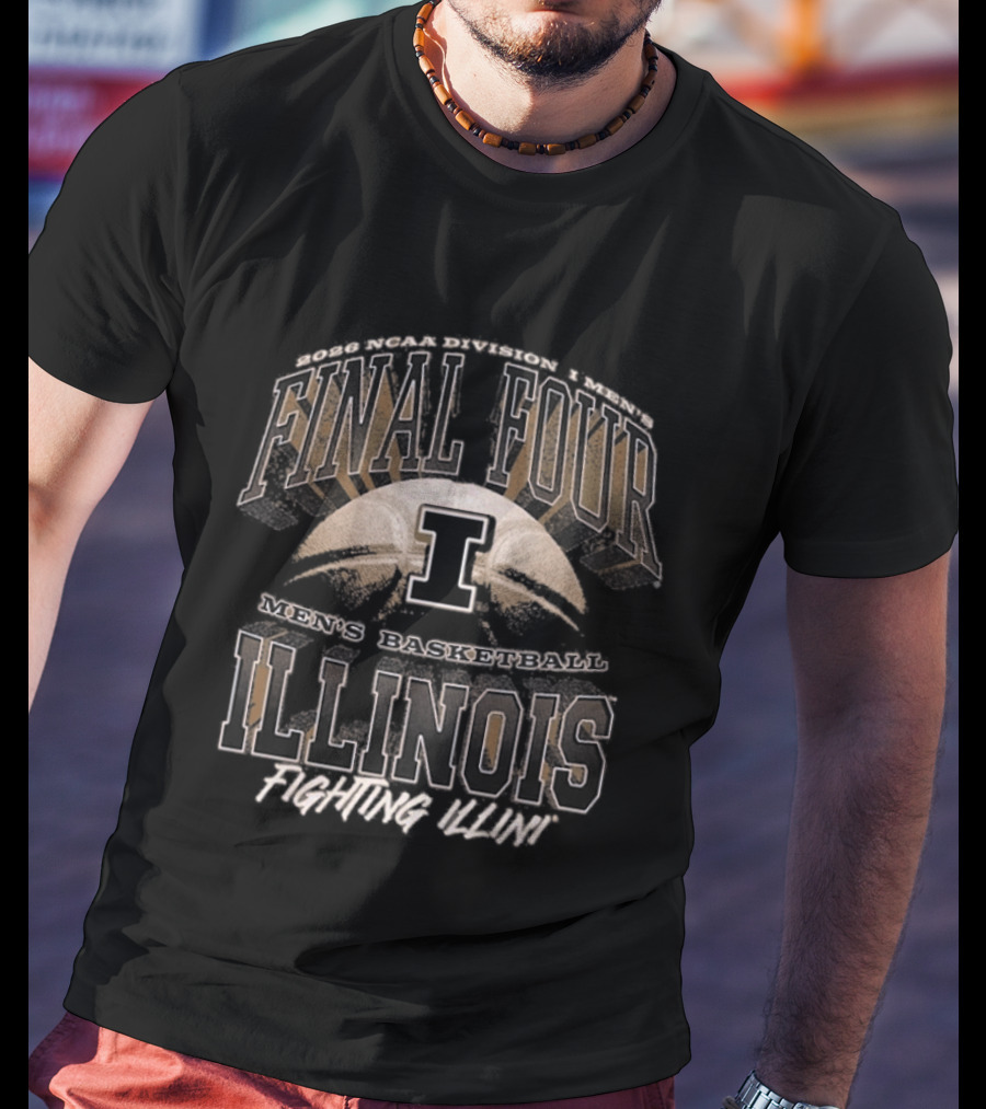 Illinois Final Four 2026 Fighting Illini Basketball Highlight T-Shirt