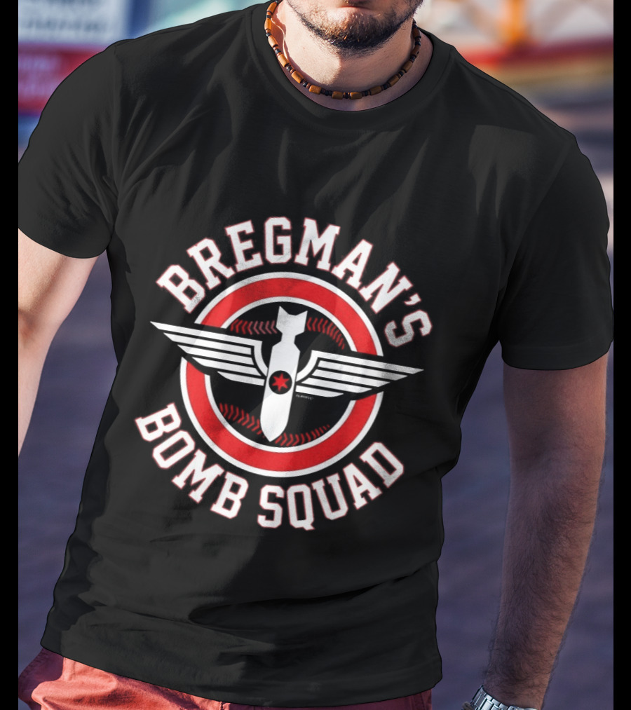 Bregman's Bomb Squad Baseball Alex Bregman Chicago Cubs T-Shirt