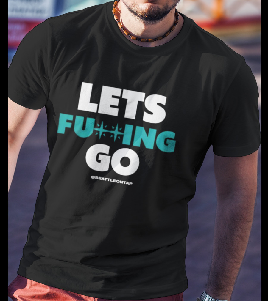 J. P. Crawford Seattle Mariners LETS F***ING GO MLB T-Shirt