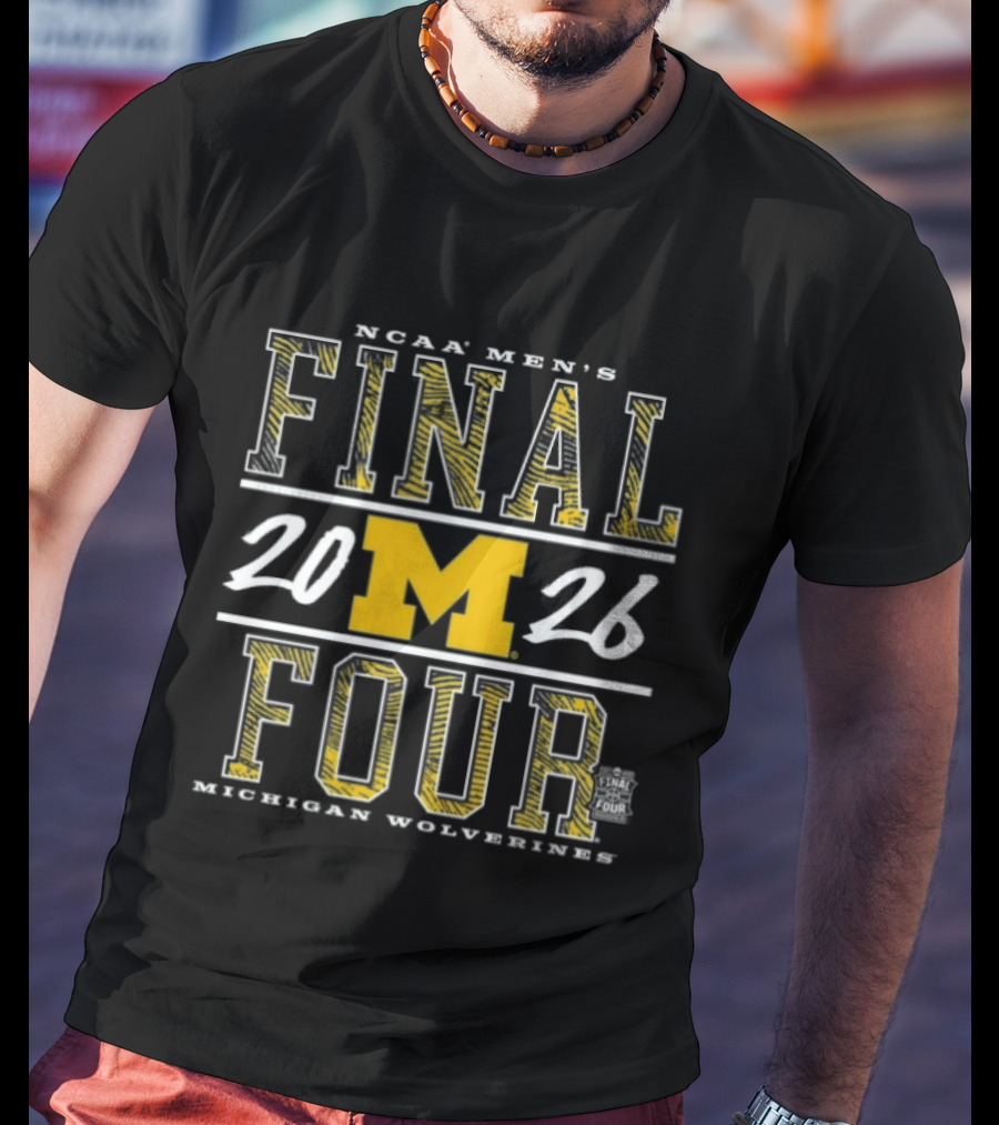 NCAA Men's Final Four 2026 Michigan Wolverines T-Shirt