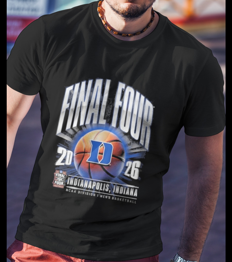 Duke Blue Devils 2026 Final Four NCAA Men's Basketball Tournament March Madness Indy T-Shirt