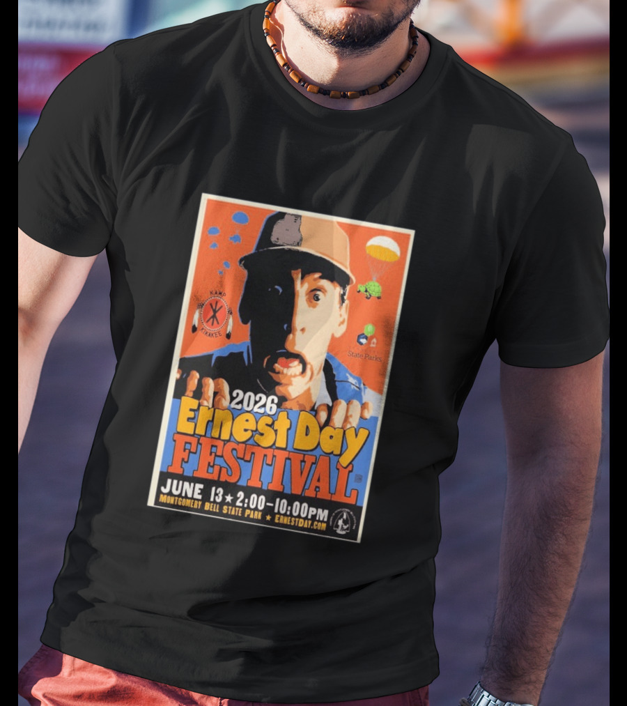 2026 Ernest Day Festival June 13 Montgomery Bell State Park Kamp Kikakee State Parks T-Shirt