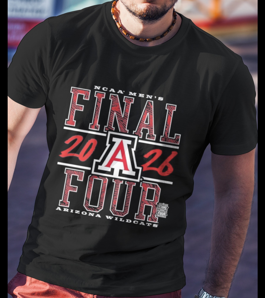 NCAA Men's Final Four 2026 Arizona Wildcats T-Shirt
