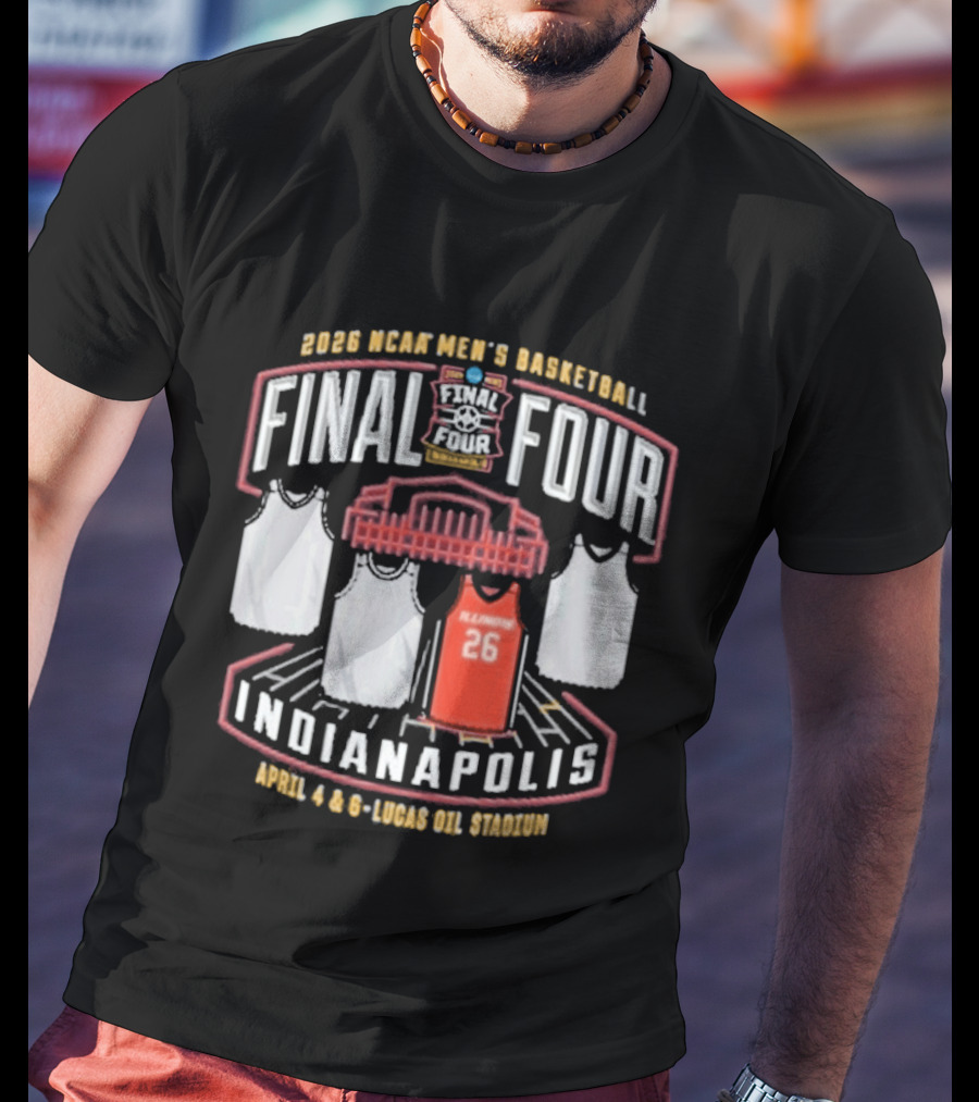 2026 Illini Men's Basketball Final Four Lucas Oil Stadium Indiana April 4 6 T-Shirt