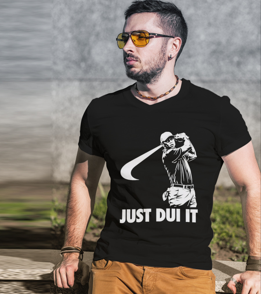 JUST DUI IT Tiger Woods Golf T-Shirt