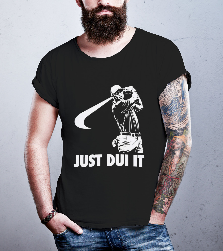 JUST DUI IT Tiger Woods Golf T-Shirt
