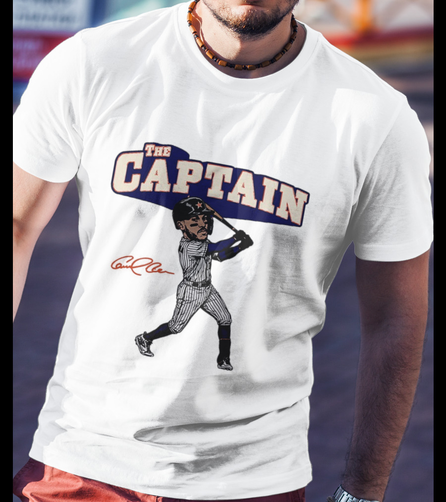 The Captain Carlos Correa Houston Astros Baseball Caricature T-Shirt