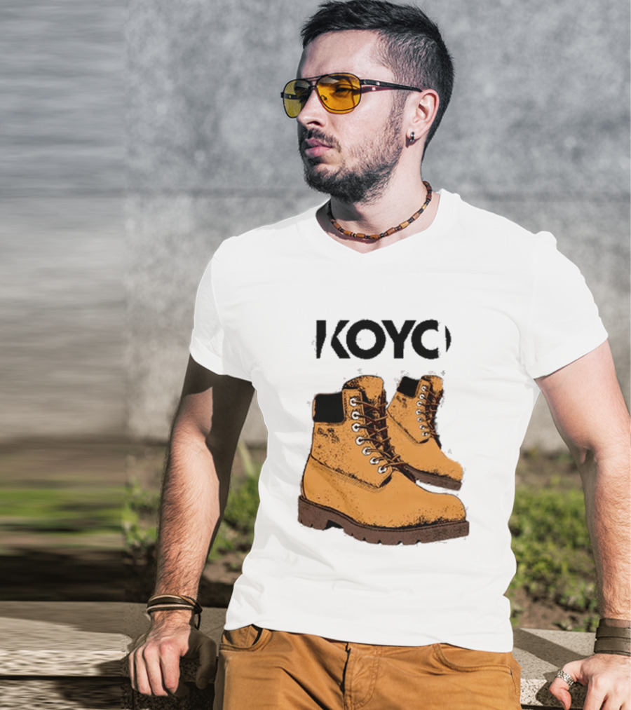 Koyo Timberland Style Boots T-Shirt