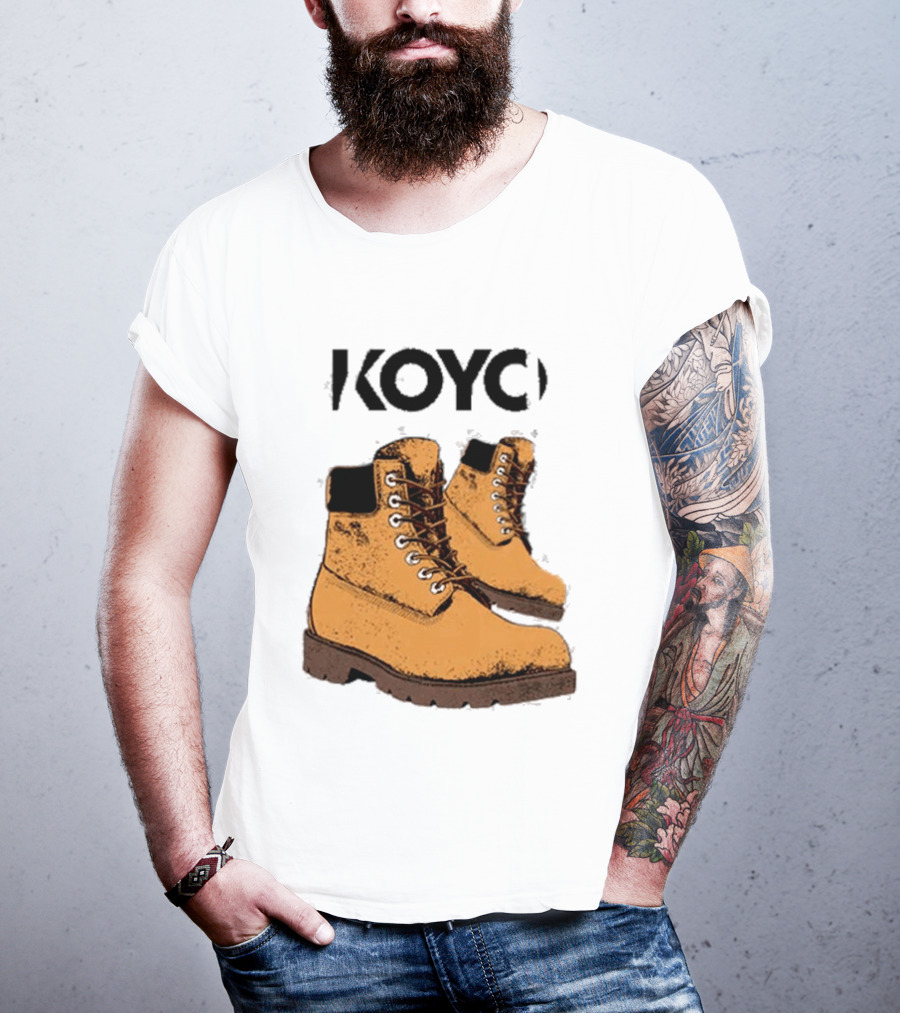 Koyo Timberland Style Boots T-Shirt
