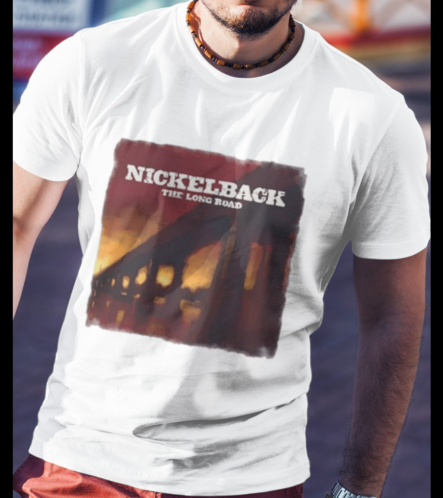 Nickelback The Long Road 2023 Album Art Bridge T-Shirt