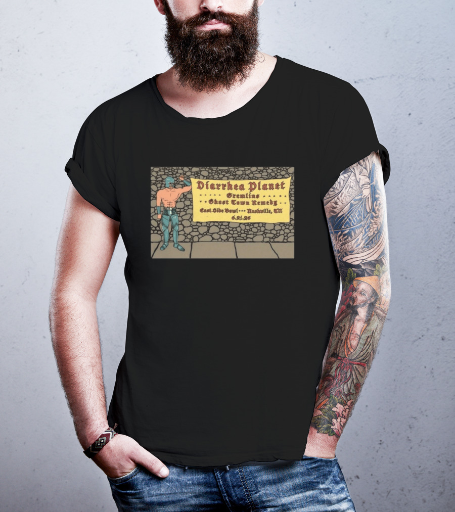Diarrhea Planet Gremlins Ghost Town Remedy East Side Bowl Nashville 6 21 26 T-Shirt