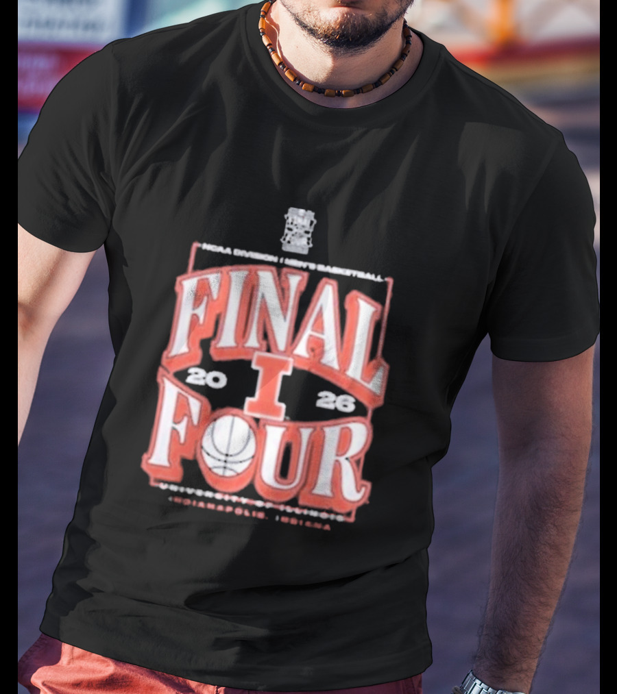 NCAA Division I Men's Basketball Final Four 2026 University Of Illinois Indianapolis Indiana T-Shirt