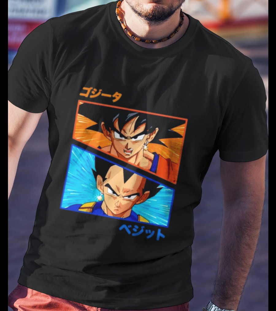 Gogeta Vegito Fusion Transformation Dragon Ball Z Super Saiyan Anime T-Shirt