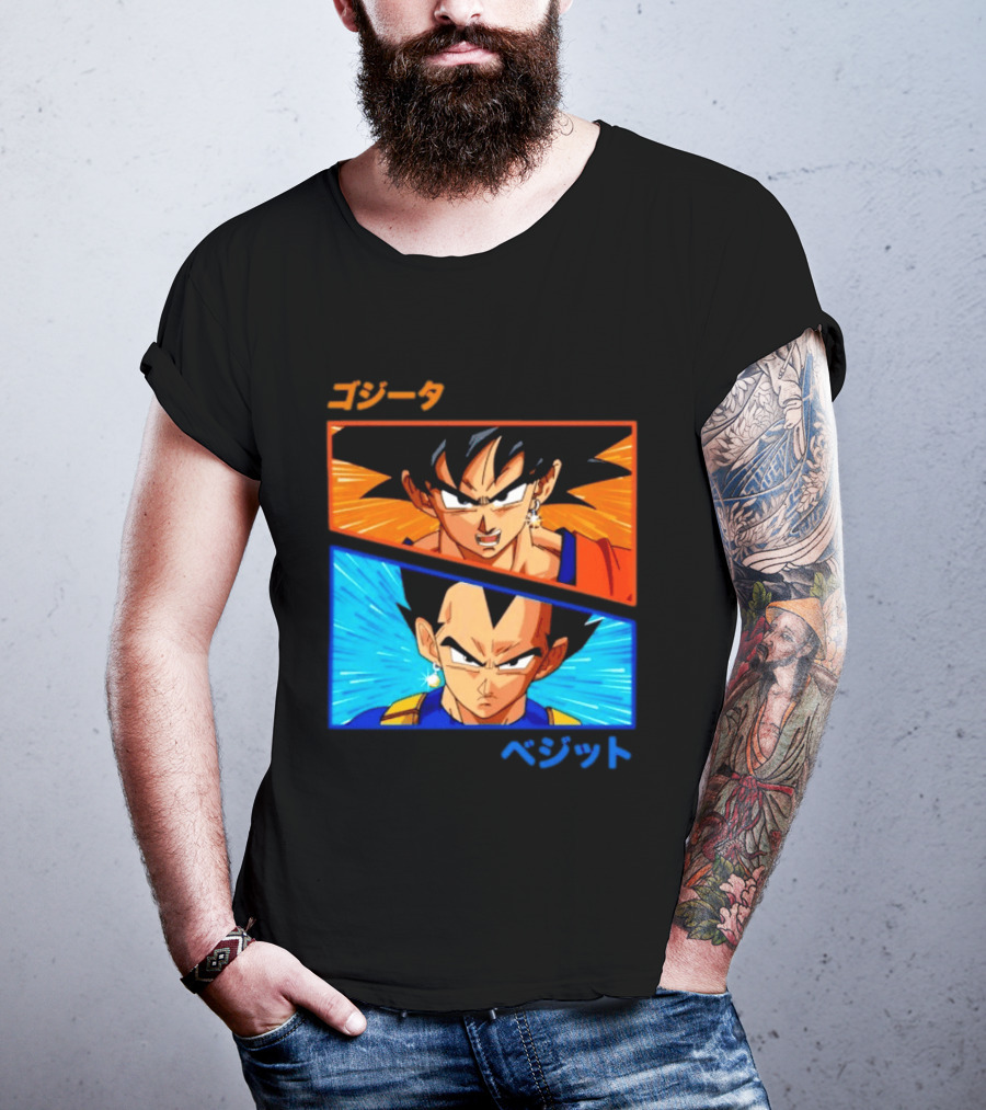 Gogeta Vegito Fusion Transformation Dragon Ball Z Super Saiyan Anime T-Shirt